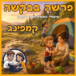 עטיפת הפרק: פרשת נשא - קמפינג 🏕️